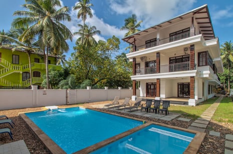 Remote worker stay Villa Calangute Phase 12 in GOA India