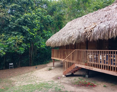 Remote worker stay Coco Cabana in Mendihuaca Colombia