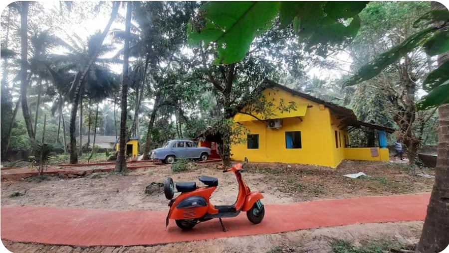 Little Yellow House   Portuguese Era Home in Cansaulim